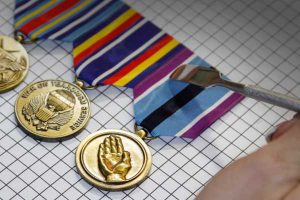 Refing the alignment of military ribbons